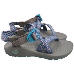 CHACO Blue/Grey‎ Mega Z Cloud Buckle Outdoor Hiking Sandals *Price Firm* NWOT